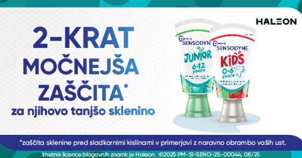 Sensodyne Pronamel Kids je uradna zobna pasta NLB Ljubljanskega maratona