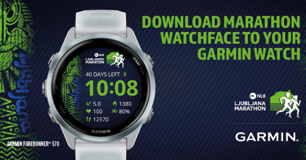 Upload #LJMARATON watchface to your Garmin watch