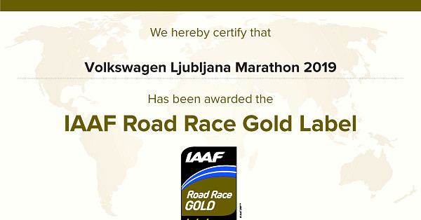 Volkswagen Ljubljanski maraton obarvan zlato