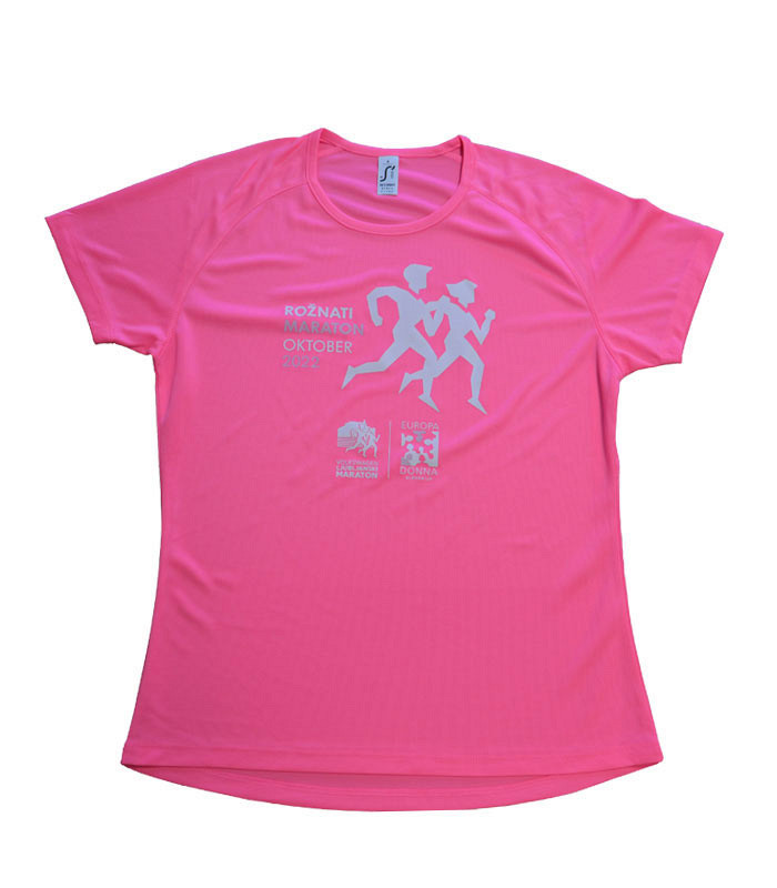 Ženska športna majica Rožnati maraton 2022