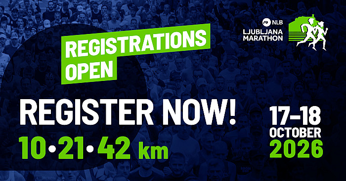 Registration for the NLB 30th Ljubljana Marathon is now open! Lowest registration fee available to this year’s participants until 30 November 2025
