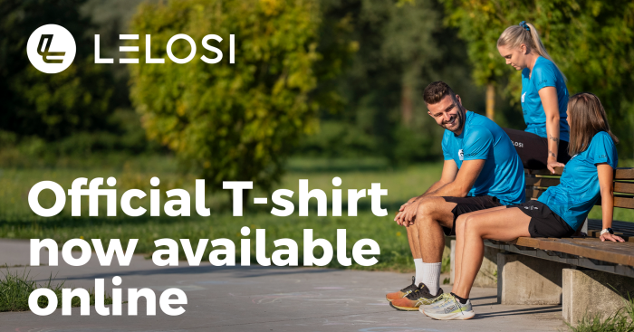 Official nlb 29th Ljubljana Marathon t-shirt – now available in the Lelosi online store