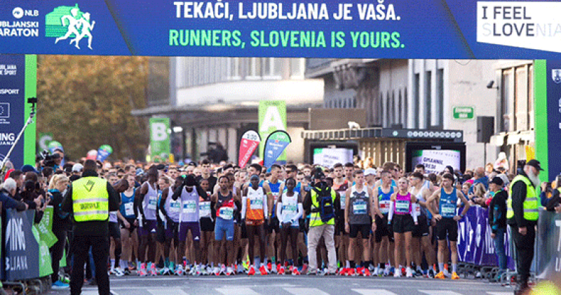 Prestolnico preplavilo največ tekačev v zgodovini NLB Ljubljanskega maratona 