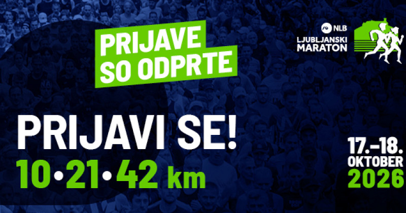 Prvi prijavni rok se za maratonce in polmaratonce izteče 31. decembra!